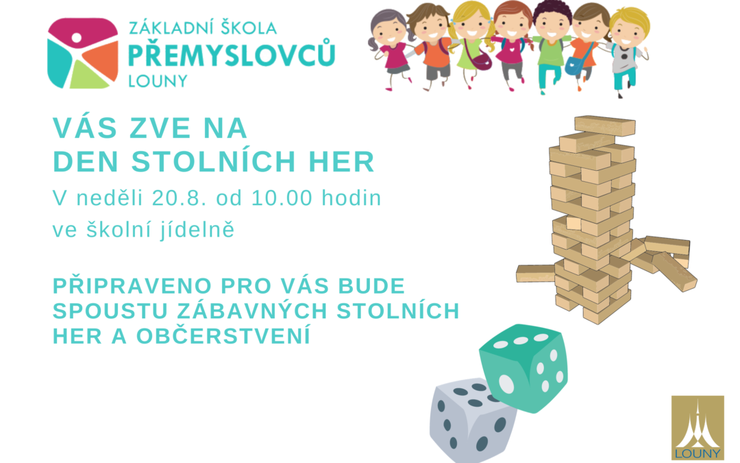 DEN STOLNÍCH HER – 20. 8. 2023