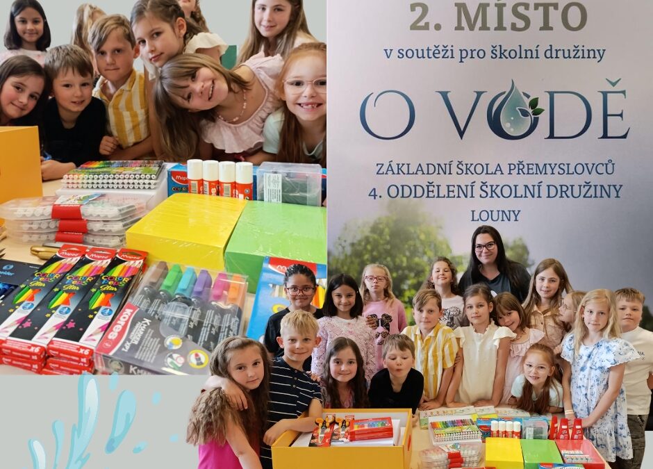 Úspěch žáků ze 4. oddělení školní družiny v soutěži o vodě 