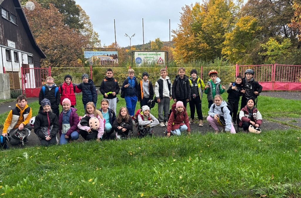 Návštěva dopravního hřiště v Mostě